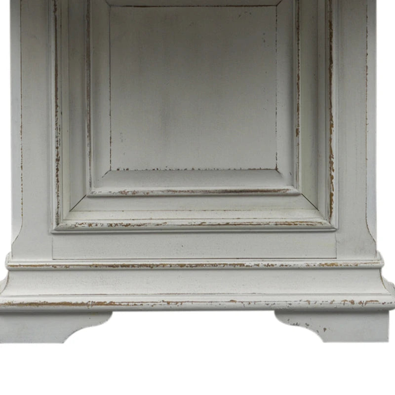 Abbey Park Weathered Brown & Antique White Trestle Table