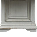 Abbey Park Weathered Brown & Antique White Trestle Table