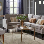 Madison Park Signature Porter Modern Glam Bronze Finish Coffee Table