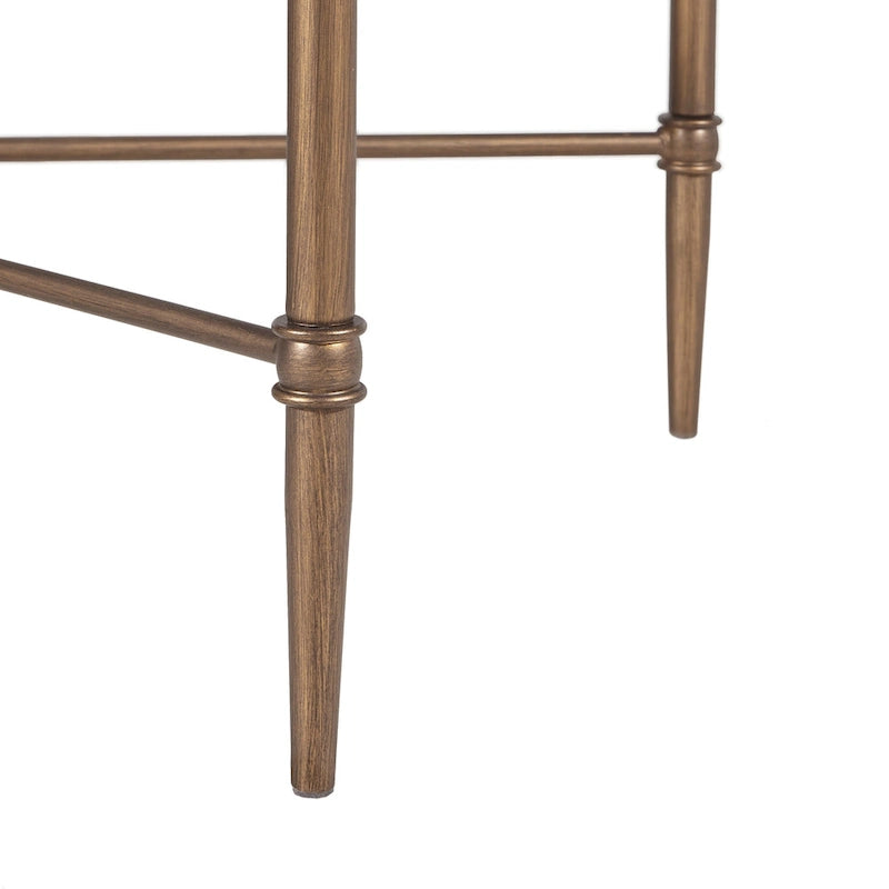 Madison Park Signature Porter Modern Glam Bronze Finish Coffee Table