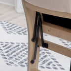 Ciara Wooden Grey Wash Folding Side Dining Chair (Set of 2)