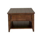 Liberty Furniture Lake House Cocktail Table Rustic Brown Oak