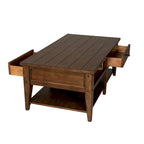 Liberty Furniture Lake House Cocktail Table Rustic Brown Oak