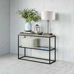 Carbon Loft Hyginus Blackened Bronze Console Table