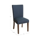 HomePop Parson Dining Chair - Blue Everly Oceanside - Single