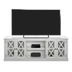 Modern Farmhouse TV Stand for TVs up to 80 - White