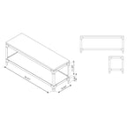 Maua Rustic Reclaimed Oak Metal Storage Entryway Bench by Furniture of America