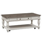 Magnolia Manor Antique White Rectangular Cocktail Table