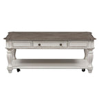 Magnolia Manor Antique White Rectangular Cocktail Table