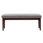 Hawthorne Upholstered Espresso Finish Bench by iNSPIRE Q Bold