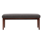 Hawthorne Upholstered Espresso Finish Bench by iNSPIRE Q Bold