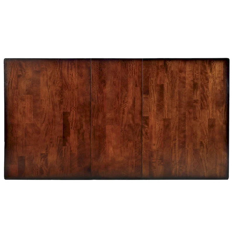 Paur Transitional Cherry Wood 9-Piece Dining Table Set by Furniture of America