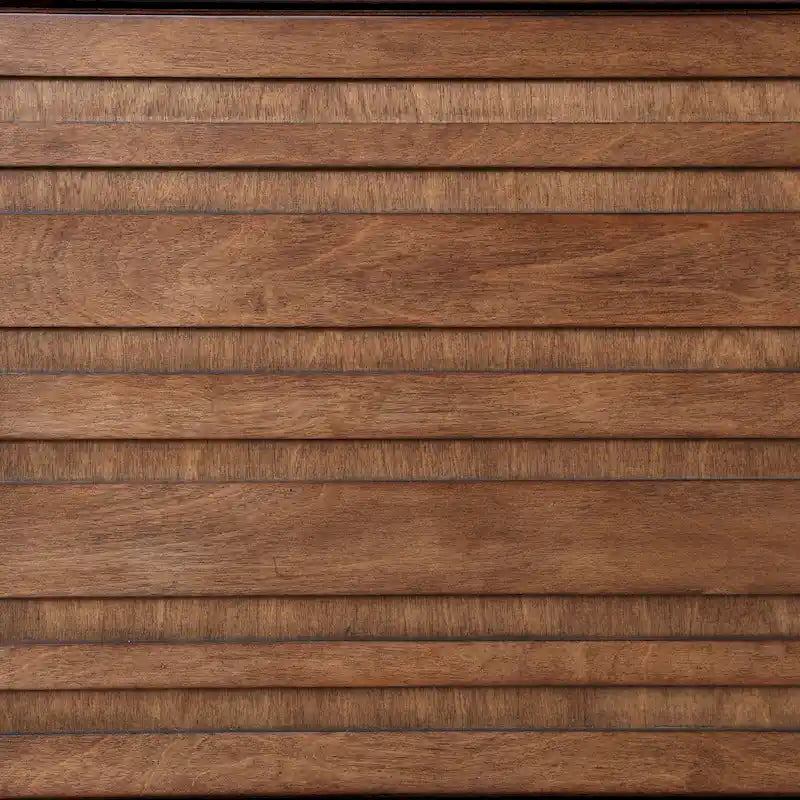 Bridgevine Home Sausalito 78 inch high Left Pier Cabinet, No Assembly Required, Whiskey Finish