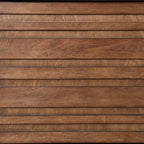 Bridgevine Home Sausalito 78 inch high Left Pier Cabinet, No Assembly Required, Whiskey Finish