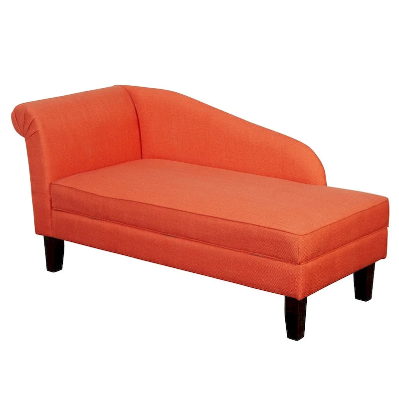 Simple Living Chaise Lounge with Storage Compartment