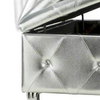 Upholstered Tufted Storage Bench