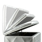 Upholstered Tufted Storage Bench