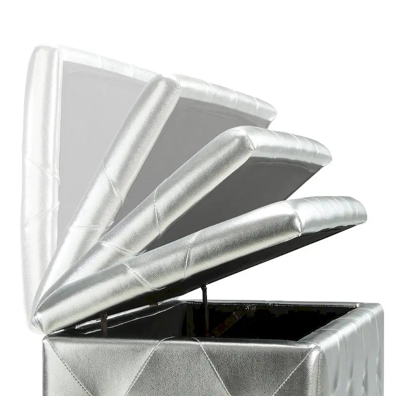 Upholstered Tufted Storage Bench