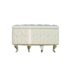Upholstered Tufted Storage Bench