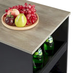 3-Piece Dining Table Set, Counter Height Dining Table Set for 2, Compact Kitchen Table Set