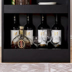 3-Piece Dining Table Set, Counter Height Dining Table Set for 2, Compact Kitchen Table Set