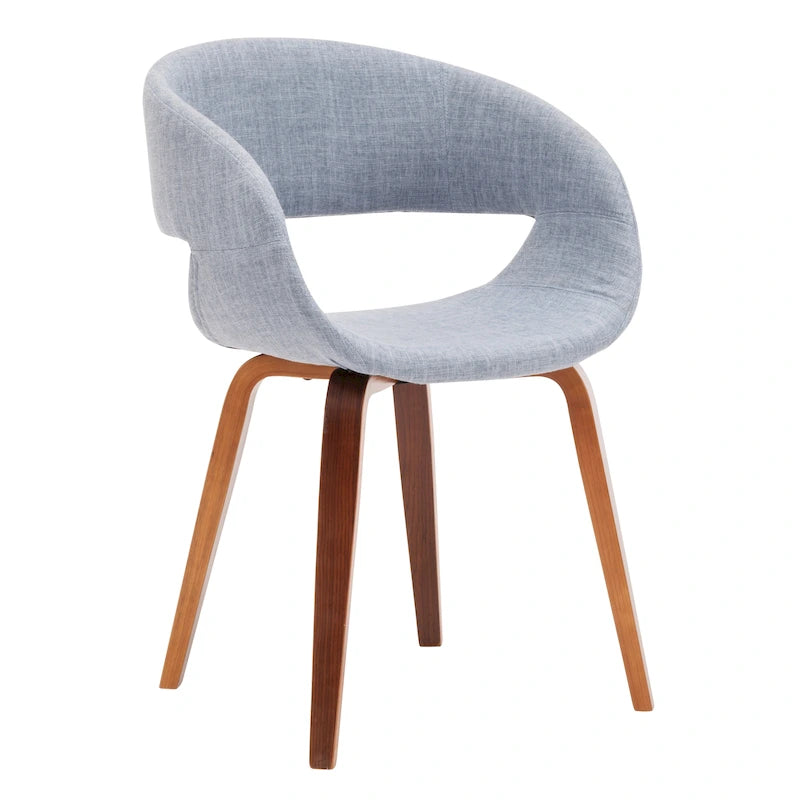 Porthos Homes Mid-century Style Dining Chair With Fabric Upholstery