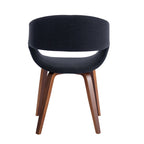 Porthos Homes Mid-century Style Dining Chair With Fabric Upholstery