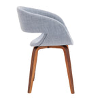 Porthos Homes Mid-century Style Dining Chair With Fabric Upholstery