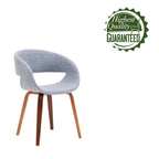 Porthos Homes Mid-century Style Dining Chair With Fabric Upholstery