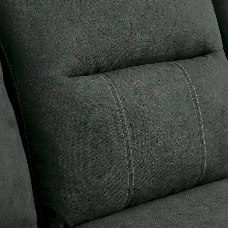 4 Seater L Shaped Reversible Nailed Sectional Sofa with Storage Ottoman