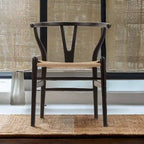 Wish bone Solidwood Dining Chair Woodcord Chair ( set of 4)