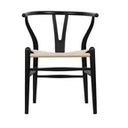 Wish bone Solidwood Dining Chair Woodcord Chair ( set of 4)