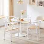 Wish bone Solidwood Dining Chair Woodcord Chair ( set of 4)