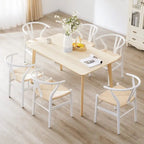 Wish bone Solidwood Dining Chair Woodcord Chair ( set of 4)