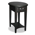 Hardwood Oval Side Table