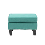 Porthos Home Yule Fabric Accent Ottoman Footstool