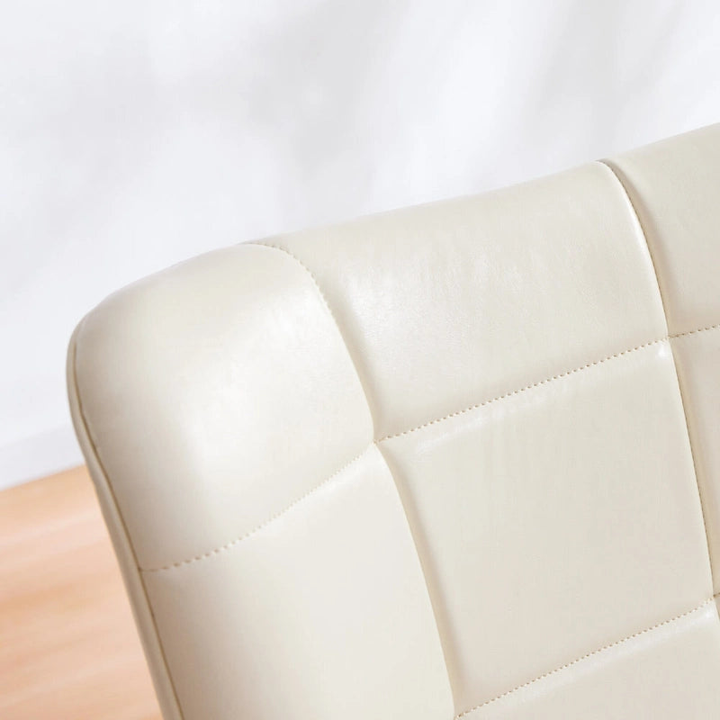 HUIMO High-back Accent Chair Modern Wing Back Chair-Faux Leather