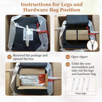 HUIMO High-back Accent Chair Modern Wing Back Chair-Faux Leather