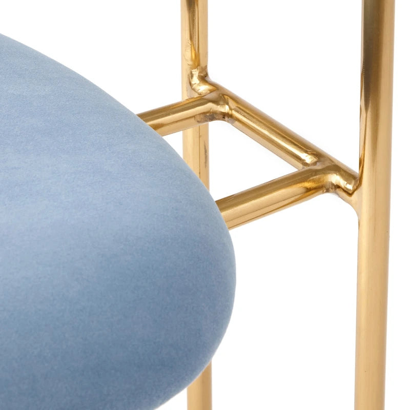 Simple Living Retro Velvet Dining Arm Chair (Set of 2)