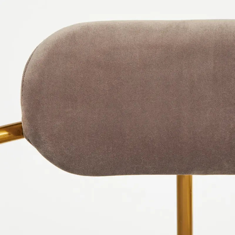 Simple Living Retro Velvet Dining Arm Chair (Set of 2)