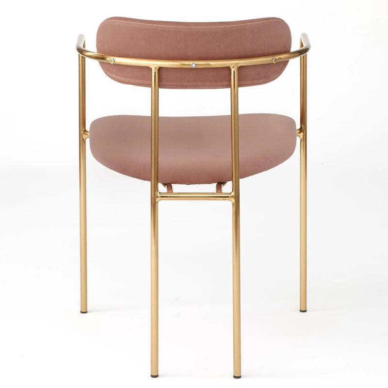 Simple Living Retro Velvet Dining Arm Chair (Set of 2)