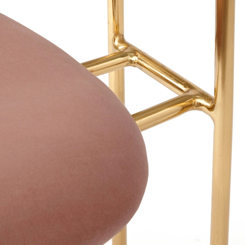 Simple Living Retro Velvet Dining Arm Chair (Set of 2)