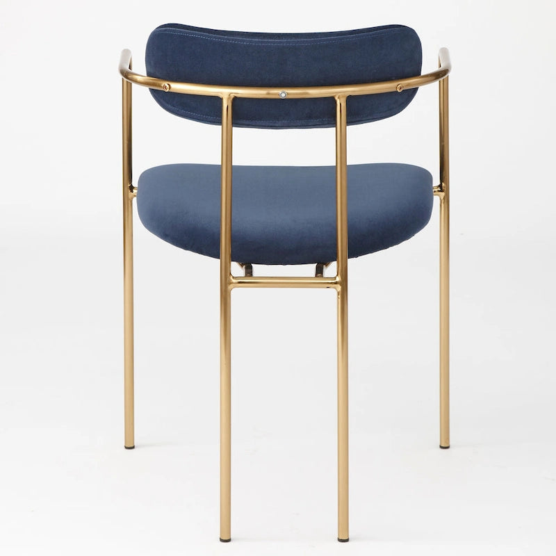 Simple Living Retro Velvet Dining Arm Chair (Set of 2)