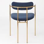 Simple Living Retro Velvet Dining Arm Chair (Set of 2)