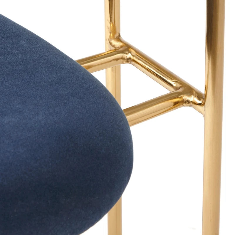 Simple Living Retro Velvet Dining Arm Chair (Set of 2)