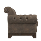 Greenwich Tufted Rolled Arm Nailhead Chesterfield Loveseat by iNSPIRE Q Artisan