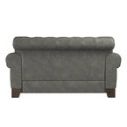 Greenwich Tufted Rolled Arm Nailhead Chesterfield Loveseat by iNSPIRE Q Artisan