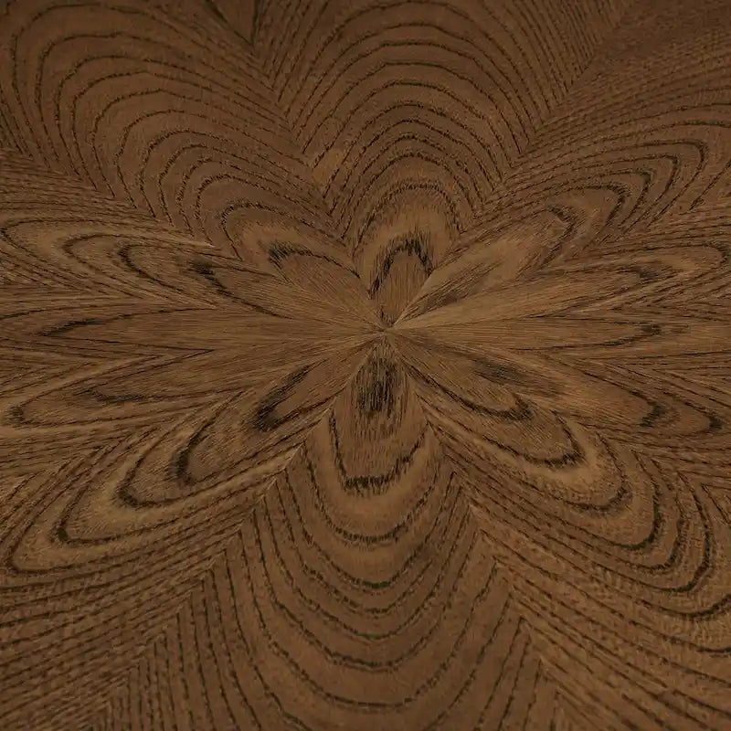 Nadine Mid-Century Dark Walnut Finish Round Dining Table by iNSPIRE Q Modern