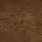 Nadine Mid-Century Dark Walnut Finish Round Dining Table by iNSPIRE Q Modern