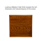 Leick Home One Drawer Square Side Table with Shelf